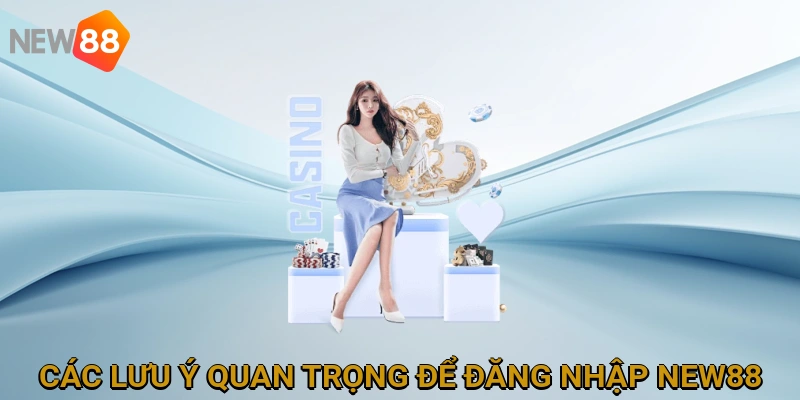 Các lưu ý quan trọng để đăng nhập NEW88 an toàn