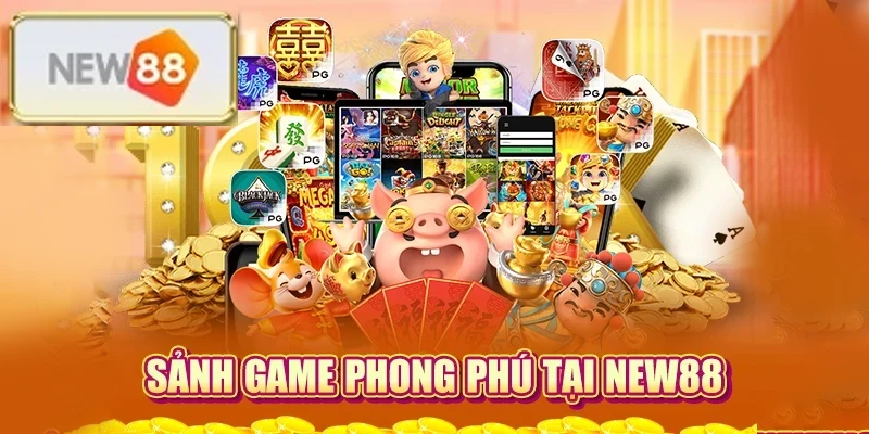 Sảnh game phong phú